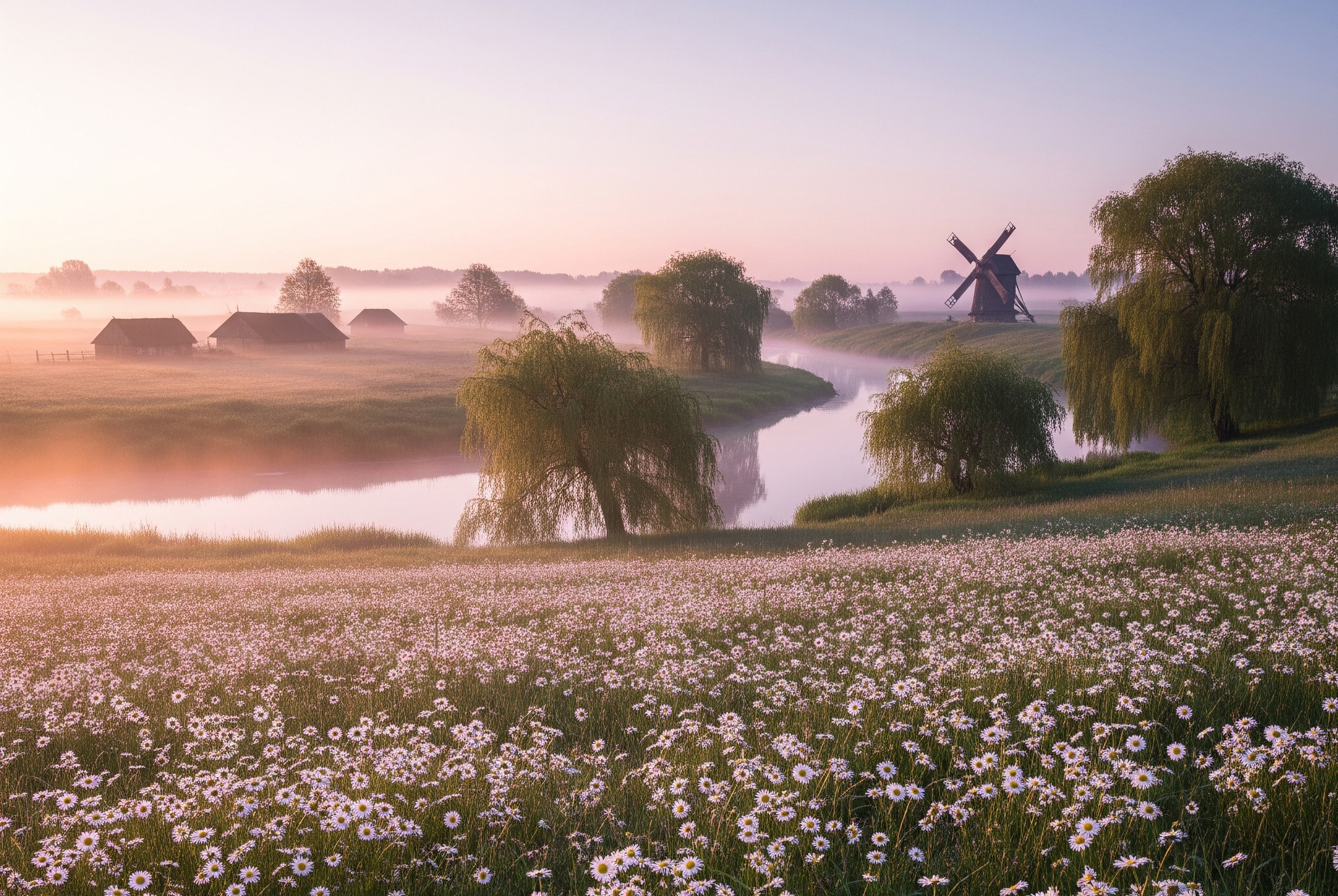 В утреннем тумане