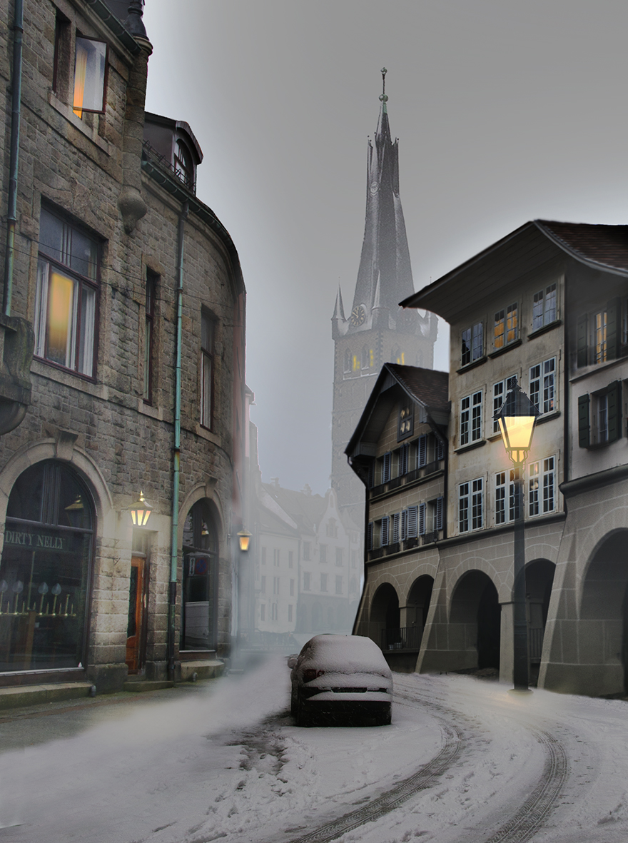 Снежный Дюссельдорф